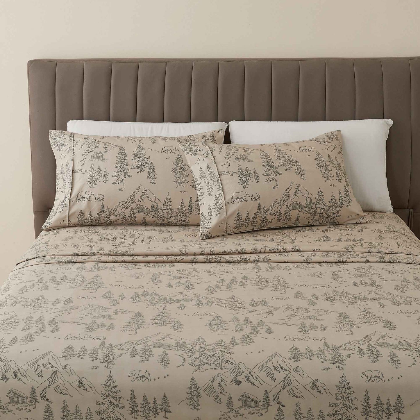 4-Piece Lodge Microfiber Sheet - Mountain Ridge Collection