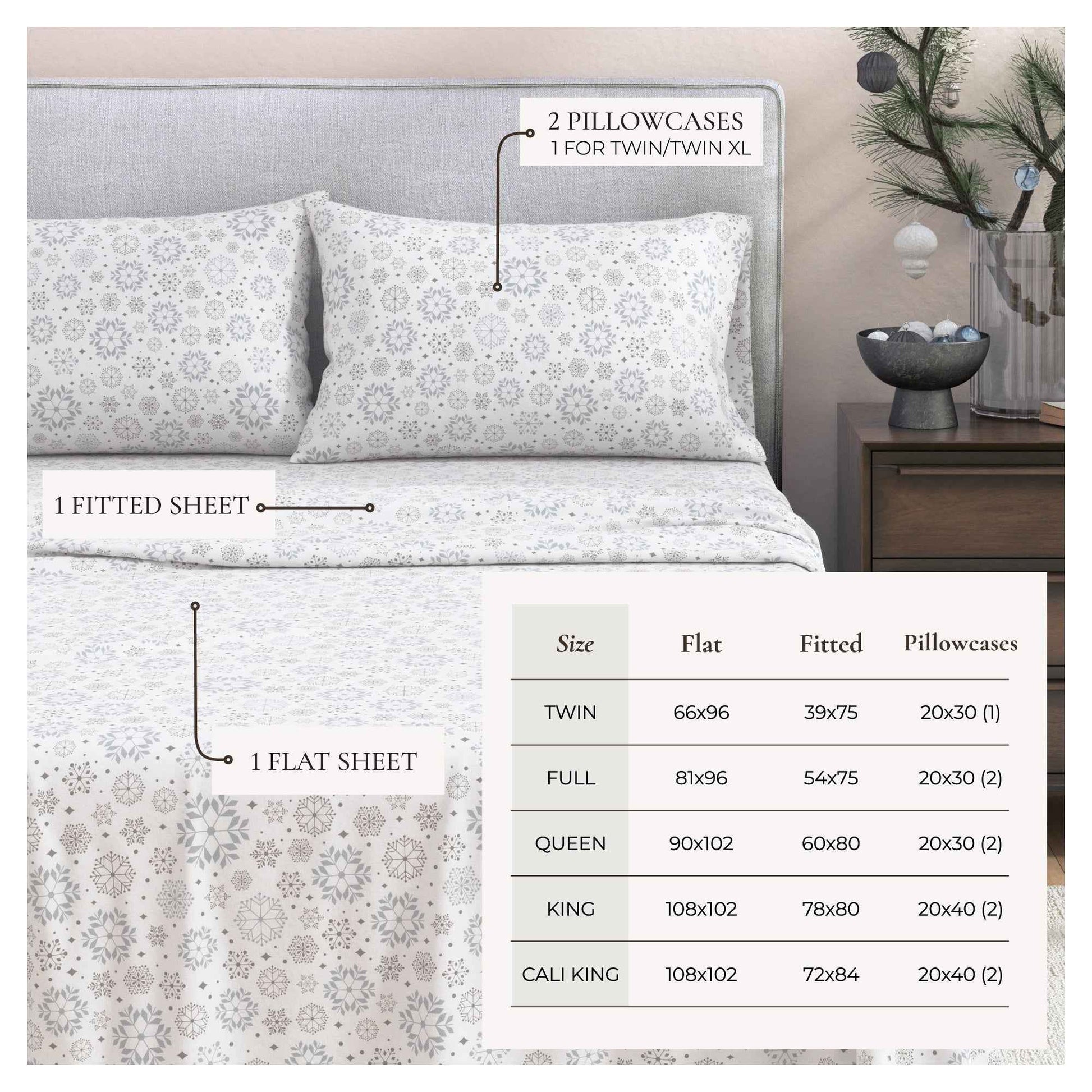 4-Piece Turkish Cotton Flannel Sheet - Stratton Collection