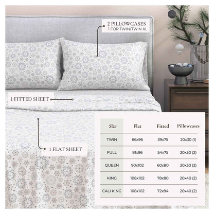 4-Piece Turkish Cotton Flannel Sheet - Stratton Collection