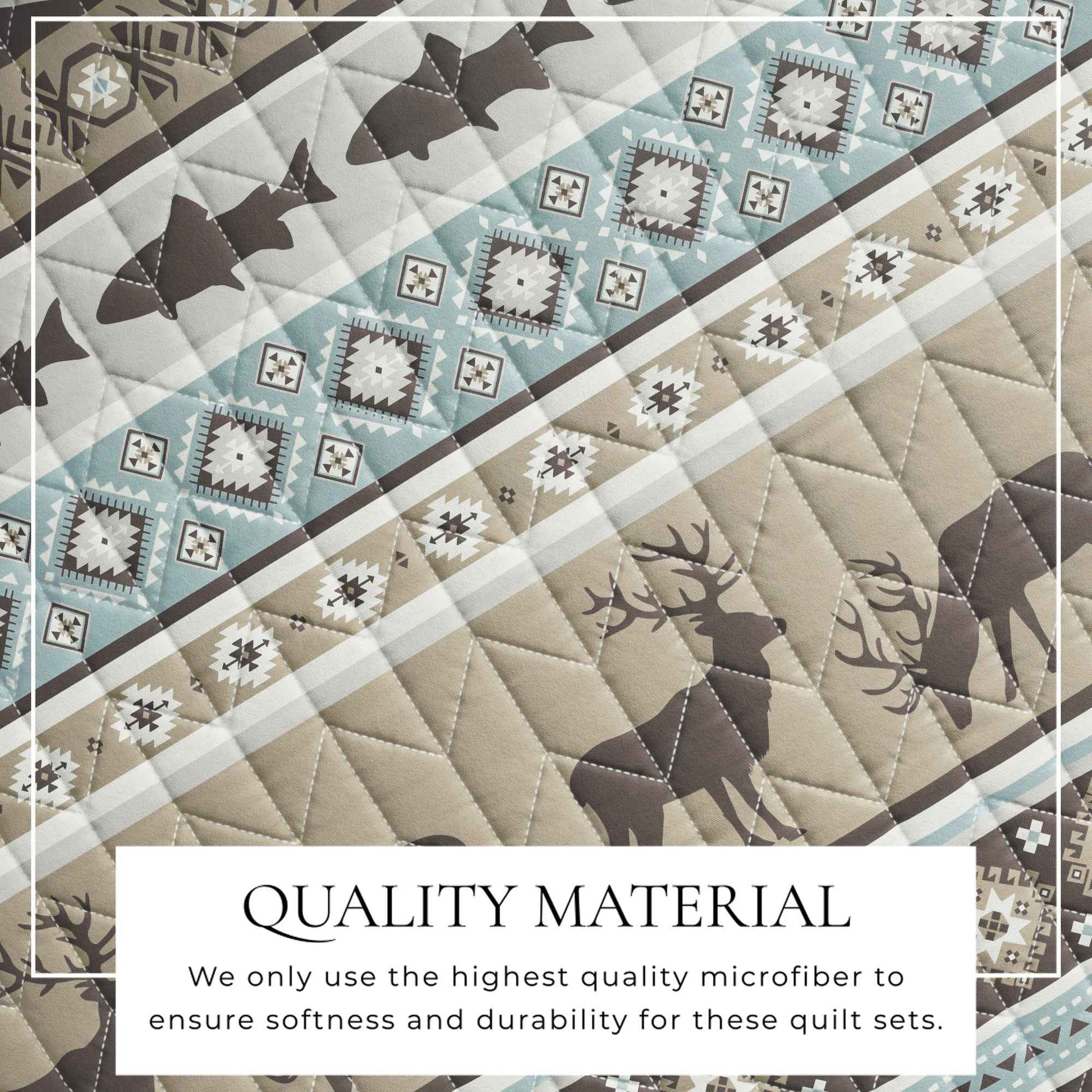 3-Piece Lodge Quilt - Yosemite Collection