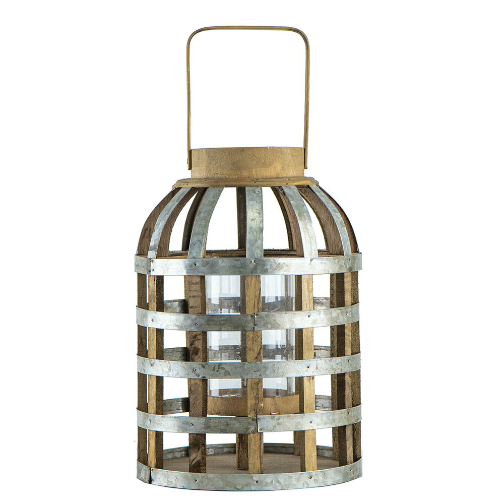 Decorative Lantern With Handle Wooden Lantern For Indoor Outdoor Home Garden Wedding