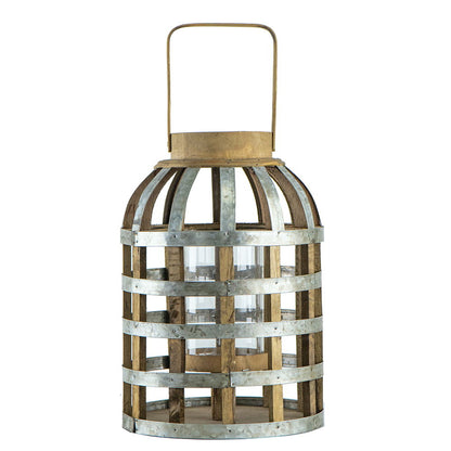 Decorative Lantern With Handle Wooden Lantern For Indoor Outdoor Home Garden Wedding