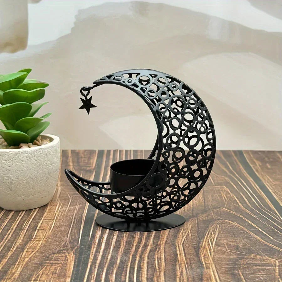 Candle Holder - Decorative Metal Gold