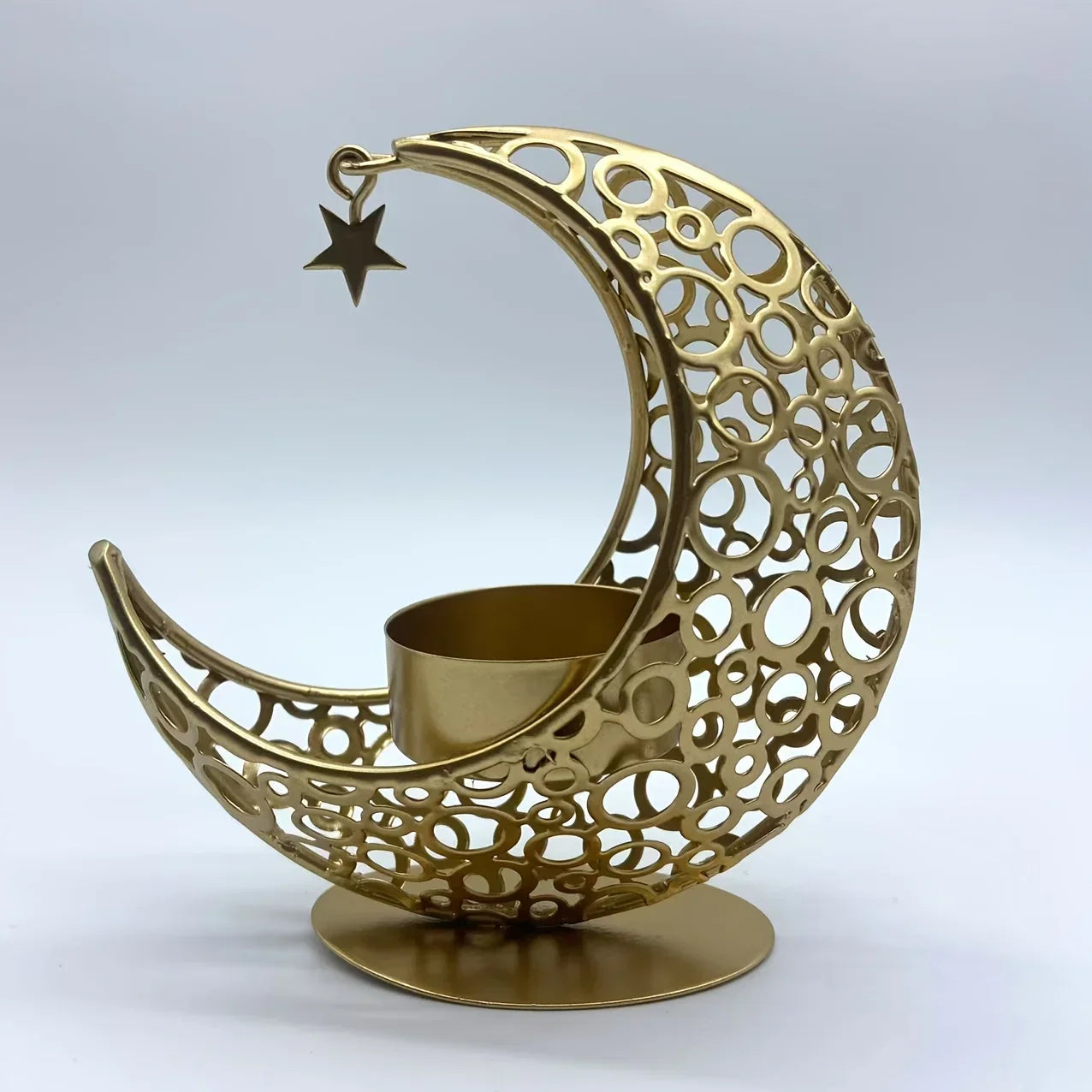 Candle Holder - Decorative Metal Gold