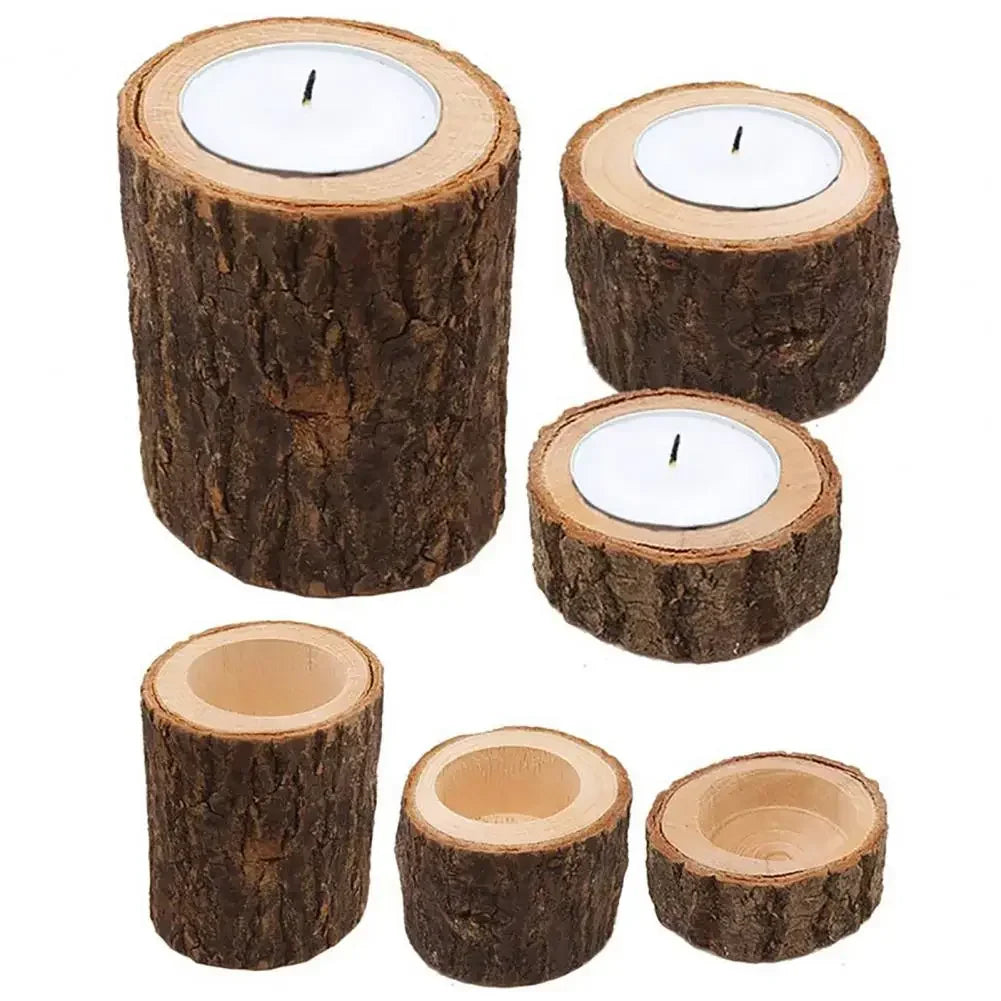 Candle Holder - Wooden Mini