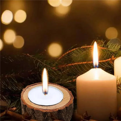 Candle Holder - Wooden Mini