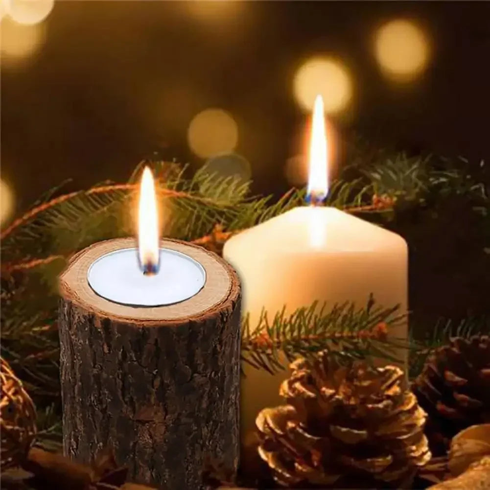 Candle Holder - Wooden Mini
