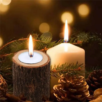 Candle Holder - Wooden Mini