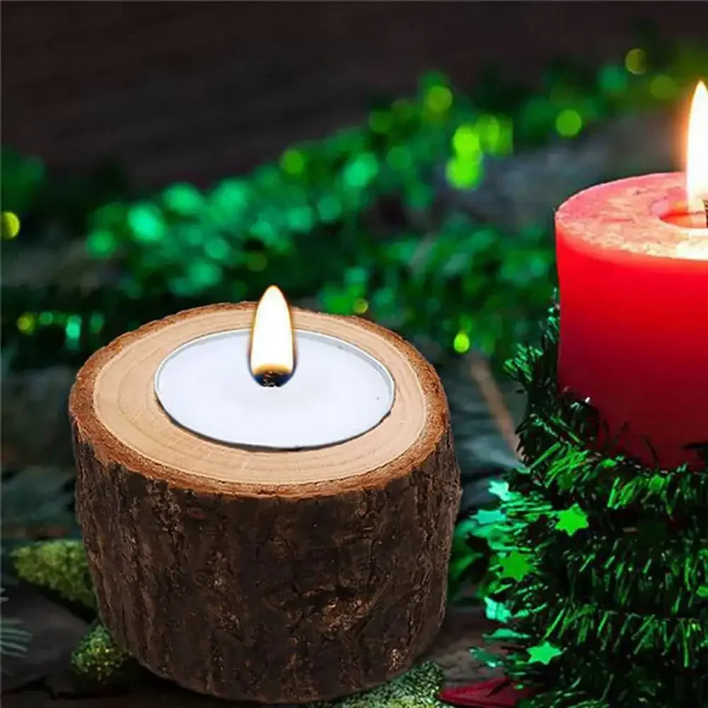 Candle Holder - Wooden Mini