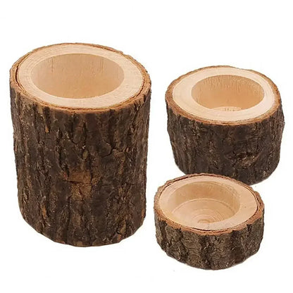 Candle Holder - Wooden Mini