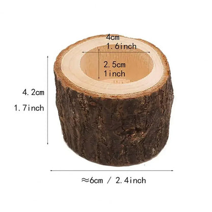Candle Holder - Wooden Mini