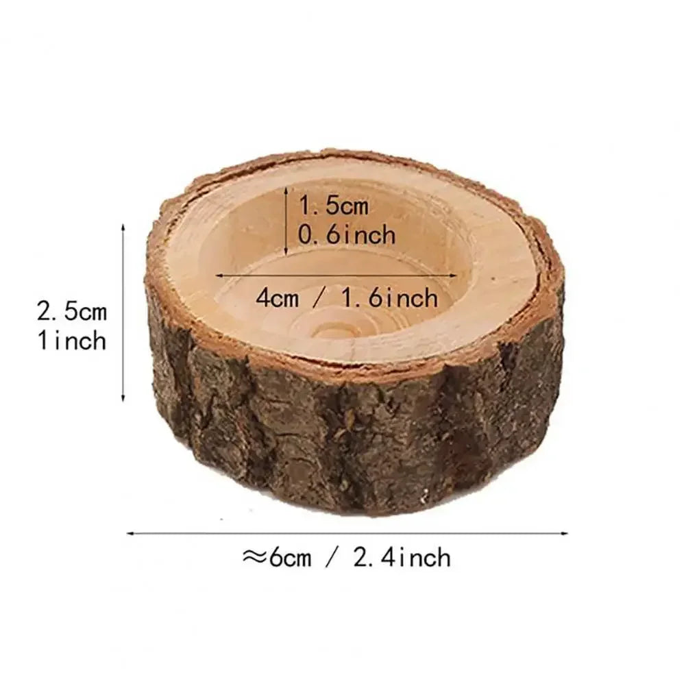 Candle Holder - Wooden Mini