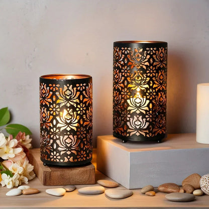 Candle Holders - Decorative Iron Set
