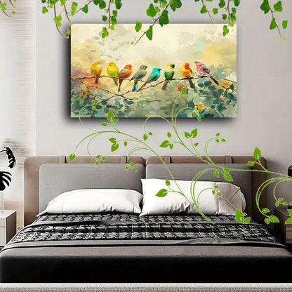 Canvas Painting - Colorful Wooden