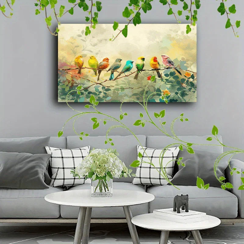 Canvas Painting - Colorful Wooden