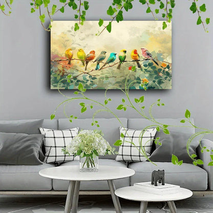 Canvas Painting - Colorful Wooden