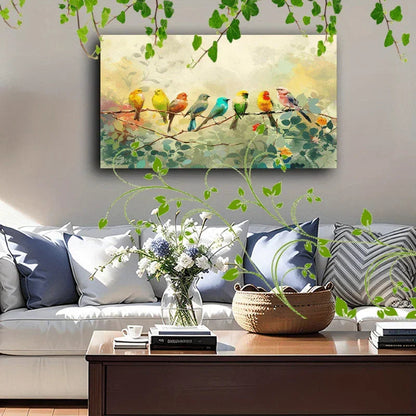 Canvas Painting - Colorful Wooden