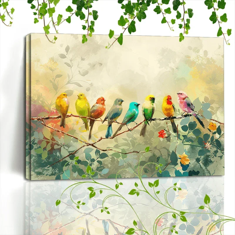 Canvas Painting - Colorful Wooden