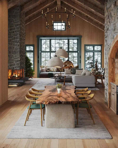 Wabi Sabi Chandeliers - Decorative Stone Textured Pendant Light