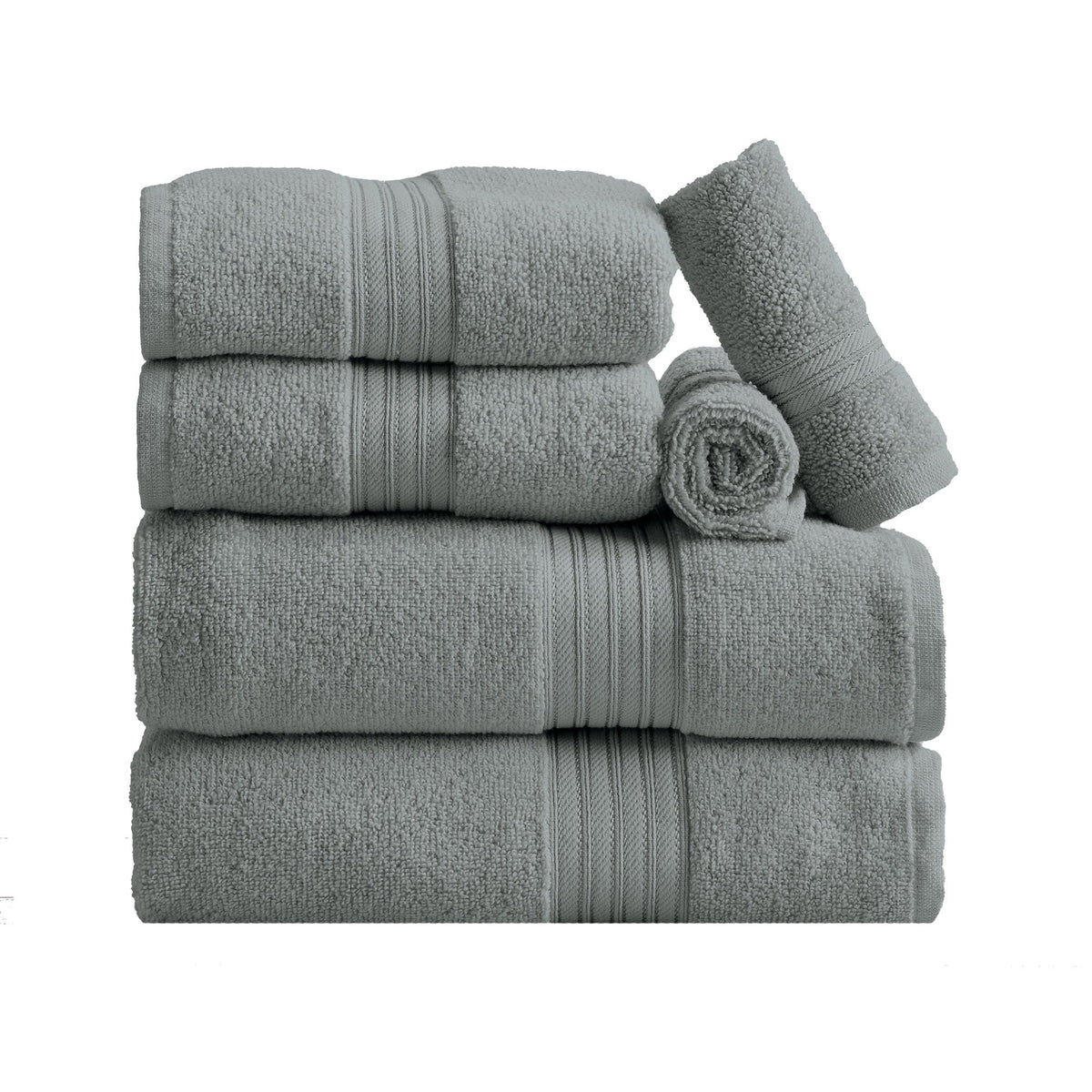 Cotton Terry Bath Towel Set - Cooper Collection Great Bay Home