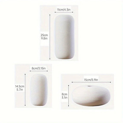 Ceramic Scandinavian Vase for Tabletop Flower Arrangement