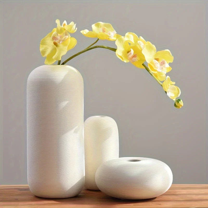 Ceramic Scandinavian Vase for Tabletop Flower Arrangement