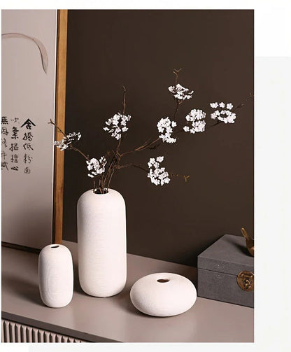Ceramic Scandinavian Vase for Tabletop Flower Arrangement