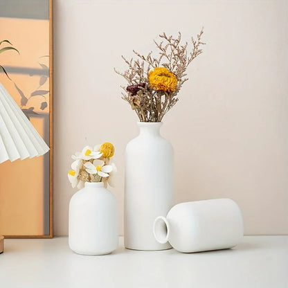 Ceramic Vase Set of 3 Modern Boho Style Vases