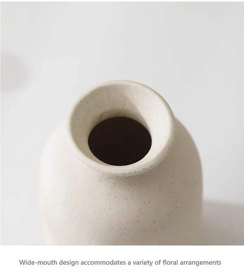 Ceramic Vase Set of 3 Modern Boho Style Vases