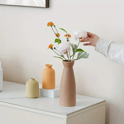Ceramic Vase Set of 3 Modern Boho Style Vases