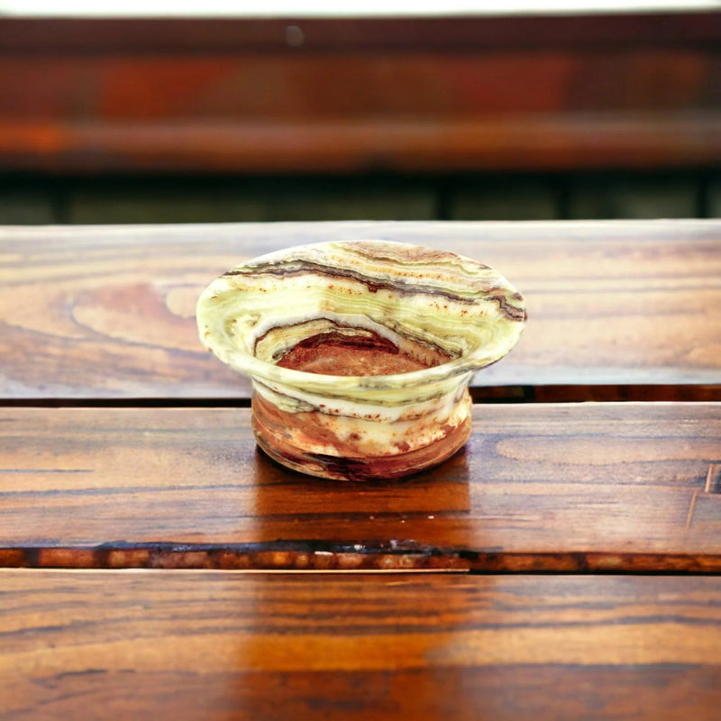 Classic Fruit Bowl - 8 inch Light Green Onyx