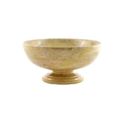 Classic Fruit Bowl in Sahara Beige Marble - PoshaBella