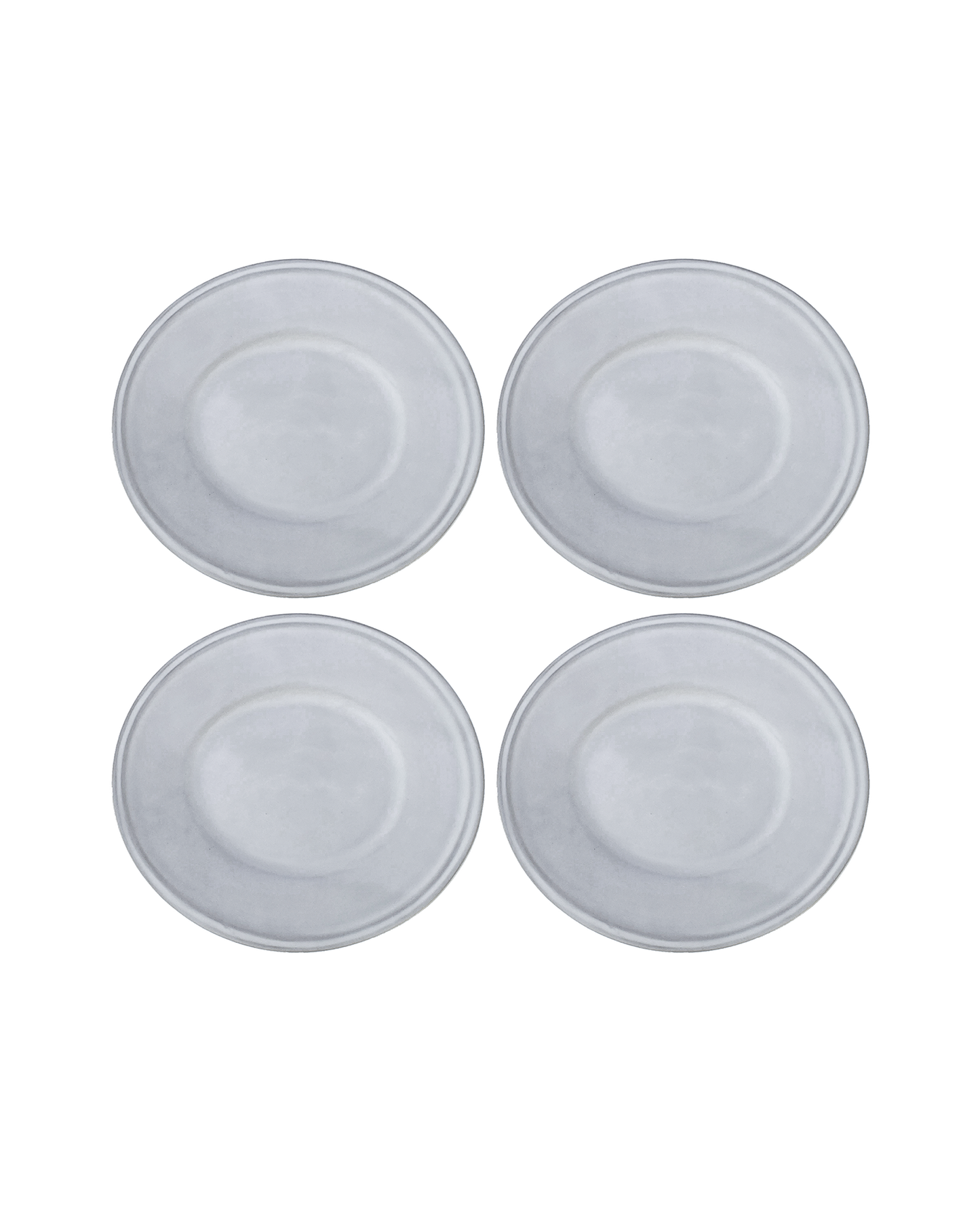 Cloud Oval Dessert Plate - Set of 4 - PoshaBella