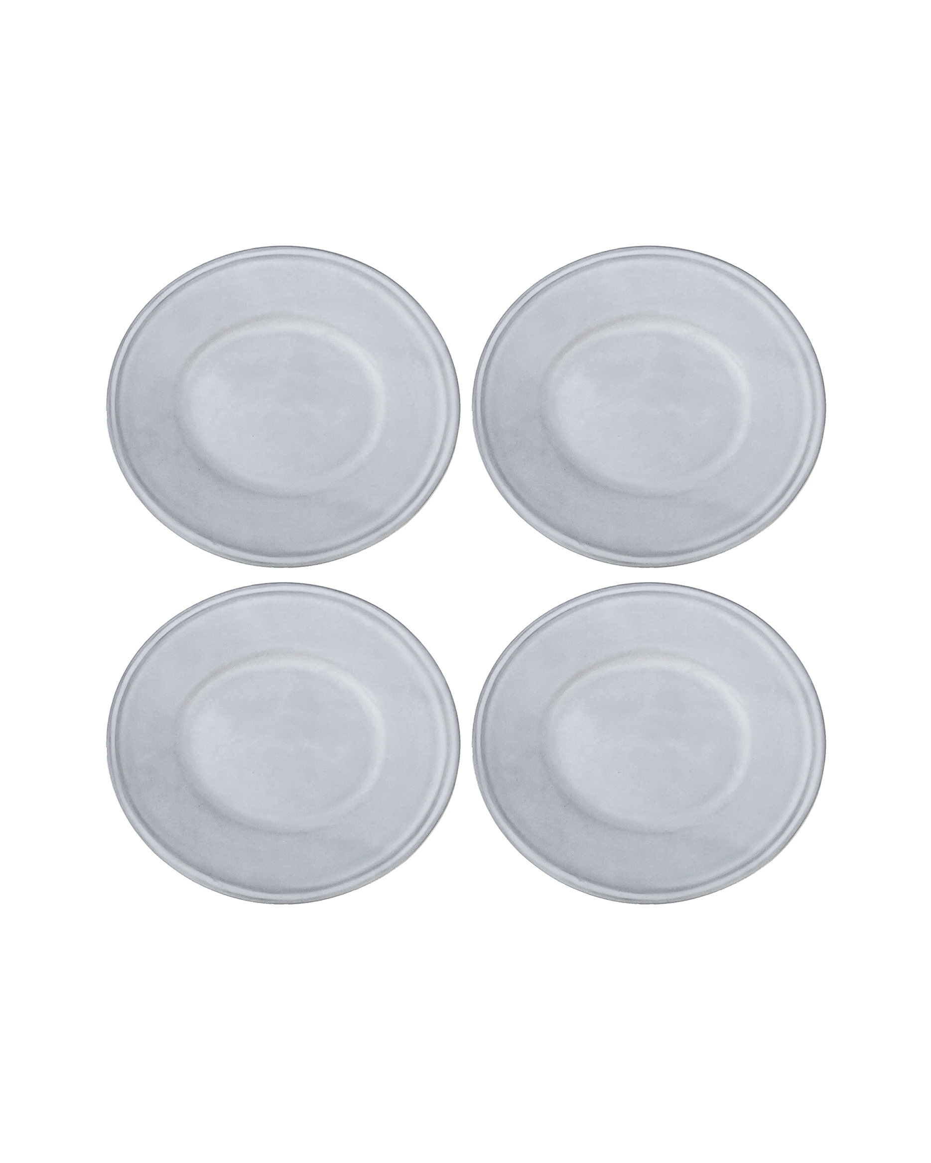 Cloud Oval Dessert Plate - Set of 4 - PoshaBella