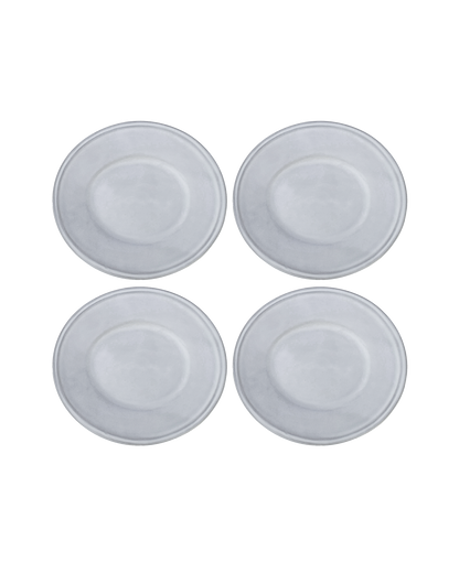 Cloud Oval Dessert Plate - Set of 4 - PoshaBella