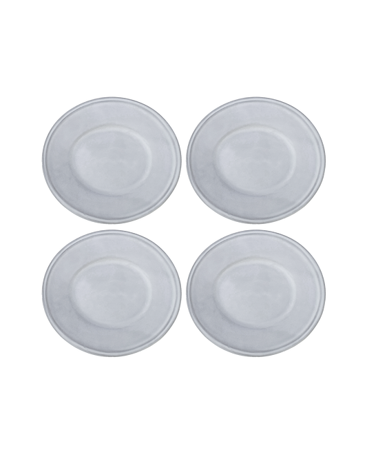 Cloud Oval Dessert Plate - Set of 4 - PoshaBella
