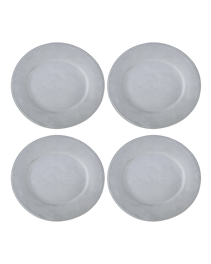 Cloud Oval Dinner Plate - Set of 4 - PoshaBella