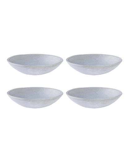 Cloud Oval Pasta Bowl - Set of 4 - PoshaBella