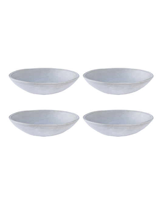 Cloud Oval Pasta Bowl - Set of 4 - PoshaBella