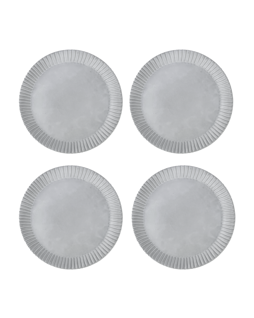 Cloud Lines Dinner Plate - Set of 4 - PoshaBella