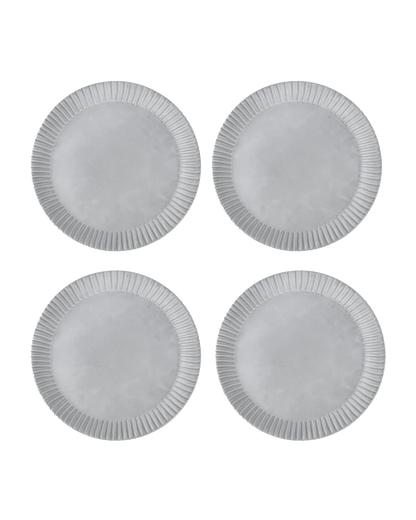 Cloud Lines Dinner Plate - Set of 4 - PoshaBella