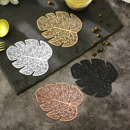 Coasters - Banana Leaf Ceramic Set