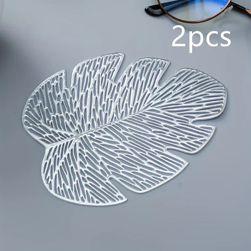 Coasters - Banana Leaf Ceramic Set