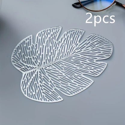 Coasters - Banana Leaf Ceramic Set