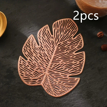 Coasters - Banana Leaf Ceramic Set