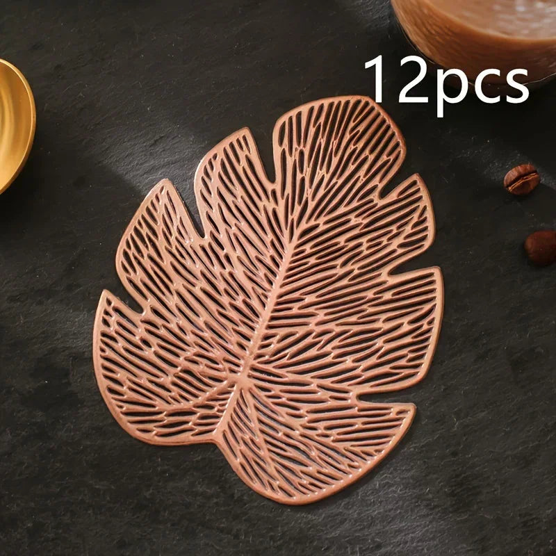 Coasters - Banana Leaf Ceramic Set