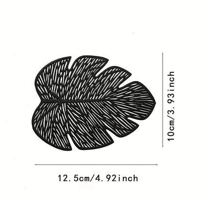 Coasters - Banana Leaf Ceramic Set