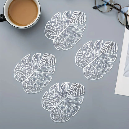 Coasters - Banana Leaf Ceramic Set