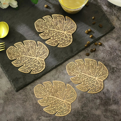 Coasters - Banana Leaf Ceramic Set