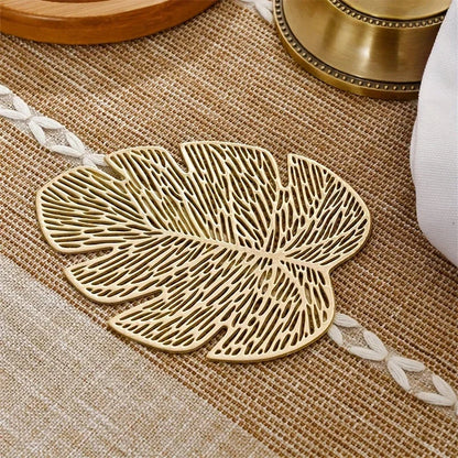 Coasters - Banana Leaf Ceramic Set
